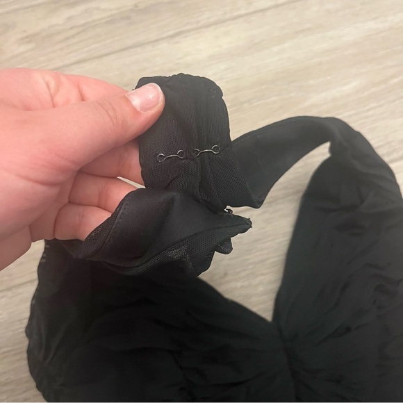 Cache Black Ruched Halter Dress - Picture 3 of 4